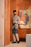 Baju Melayu Teluk Belanga Modern Smart Fit - Ashley Beige