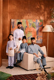 Baju Melayu Kids Majestic Bespoke Fit - Ashley Blue