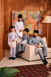 Baju Melayu Kids Majestic Bespoke Fit - Ashley Blue