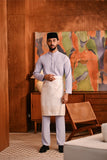 Baju Melayu Majestic Bespoke Fit - Light Lavender