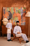 Baju Melayu Kids Majestic Bespoke Fit - Light Lavender