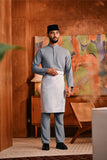 Baju Melayu Majestic Bespoke Fit - Ashley Blue