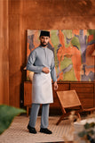 Baju Melayu Majestic Bespoke Fit - Ashley Blue