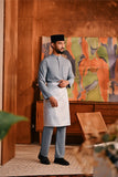 Baju Melayu Majestic Bespoke Fit - Ashley Blue