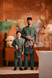 Baju Melayu Kids Majestic Bespoke Fit - Stormy Sea