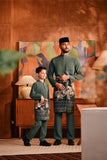 Baju Melayu Majestic Bespoke Fit - Stormy Sea