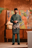 Baju Melayu Majestic Bespoke Fit - Stormy Sea