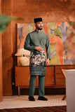 Baju Melayu Majestic Bespoke Fit - Stormy Sea