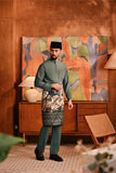 Baju Melayu Majestic Bespoke Fit - Stormy Sea