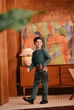 Baju Melayu Kids Majestic Bespoke Fit - Stormy Sea