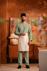 Baju Melayu Majestic Bespoke Fit - Green Bay