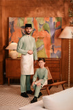 Baju Melayu Majestic Bespoke Fit - Green Bay