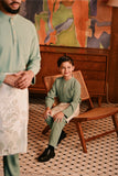 Baju Melayu Kids Majestic Bespoke Fit - Green Bay