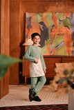 Baju Melayu Kids Majestic Bespoke Fit - Green Bay