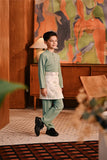 Baju Melayu Kids Majestic Bespoke Fit - Green Bay