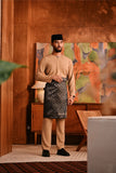 Baju Melayu Teluk Belanga Deluxe Smart Fit - Latte