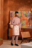 Baju Melayu Teluk Belanga Deluxe Smart Fit - Ash Rose