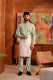 Baju Melayu Teluk Belanga Deluxe Smart Fit - Granite Green