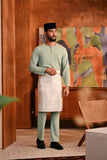 Baju Melayu Teluk Belanga Deluxe Smart Fit - Granite Green