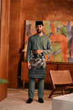 Baju Melayu Teluk Belanga Deluxe Smart Fit - Stormy Sea