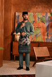 Baju Melayu Teluk Belanga Deluxe Smart Fit - Stormy Sea