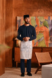 Baju Melayu Teluk Belanga Deluxe Smart Fit - Dark Navy