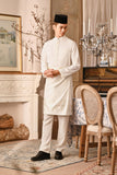 Baju Melayu Luxury Bespoke Fit - Off White