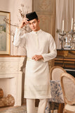 Baju Melayu Luxury Bespoke Fit - Off White