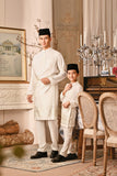 Baju Melayu Kids Luxury Bespoke Fit - Off White