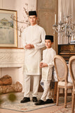 Baju Melayu Luxury Bespoke Fit - Off White