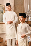 Baju Melayu Kids Luxury Bespoke Fit - Off White