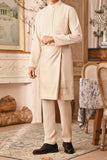 Baju Melayu Luxury Bespoke Fit - Light Cream