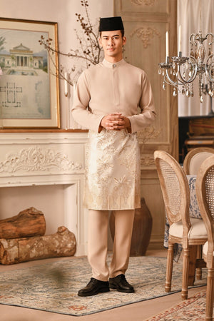 Baju Melayu Luxury Bespoke Fit - Shifting Sand