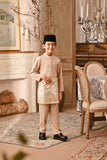 Baju Melayu Kids Luxury Bespoke Fit - Shifting Sand