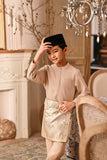 Baju Melayu Kids Luxury Bespoke Fit - Shifting Sand