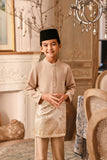 Baju Melayu Kids Luxury Bespoke Fit - Shifting Sand