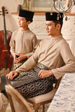 Baju Melayu Luxury Bespoke Fit - Warm Sand