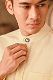 Baju Melayu Luxury Bespoke Fit - Baby Yellow