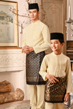 Baju Melayu Luxury Bespoke Fit - Baby Yellow