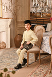 Baju Melayu Kids Luxury Bespoke Fit - Baby Yellow