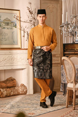 Baju Melayu Luxury Bespoke Fit - Inca Gold