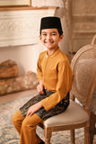 Baju Melayu Kids Luxury Bespoke Fit - Inca Gold