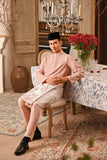 Baju Melayu Luxury Bespoke Fit - Coral Cloud