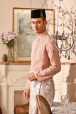 Baju Melayu Luxury Bespoke Fit - Coral Cloud