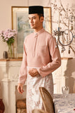 Baju Melayu Luxury Bespoke Fit - Coral Cloud