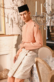 Baju Melayu Luxury Bespoke Fit - Fresh Apricot