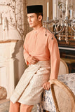 Baju Melayu Luxury Bespoke Fit - Fresh Apricot