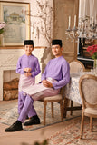 Baju Melayu Kids Majestic Bespoke Fit - Violet Tulip