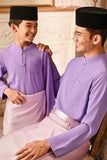 Baju Melayu Majestic Bespoke Fit - Violet Tulip