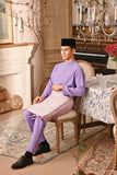 Baju Melayu Majestic Bespoke Fit - Violet Tulip